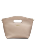 BOW SHOULDER HAND BAG CREAM