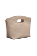 BOW SHOULDER HAND BAG CREAM