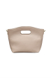 BOW SHOULDER HAND BAG CREAM