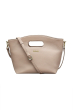 BOW SHOULDER HAND BAG CREAM