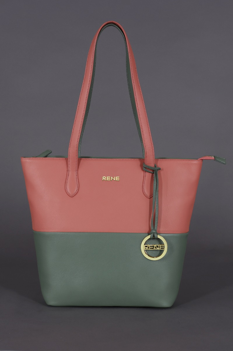  COLOUR BLOCK TOTE BAG