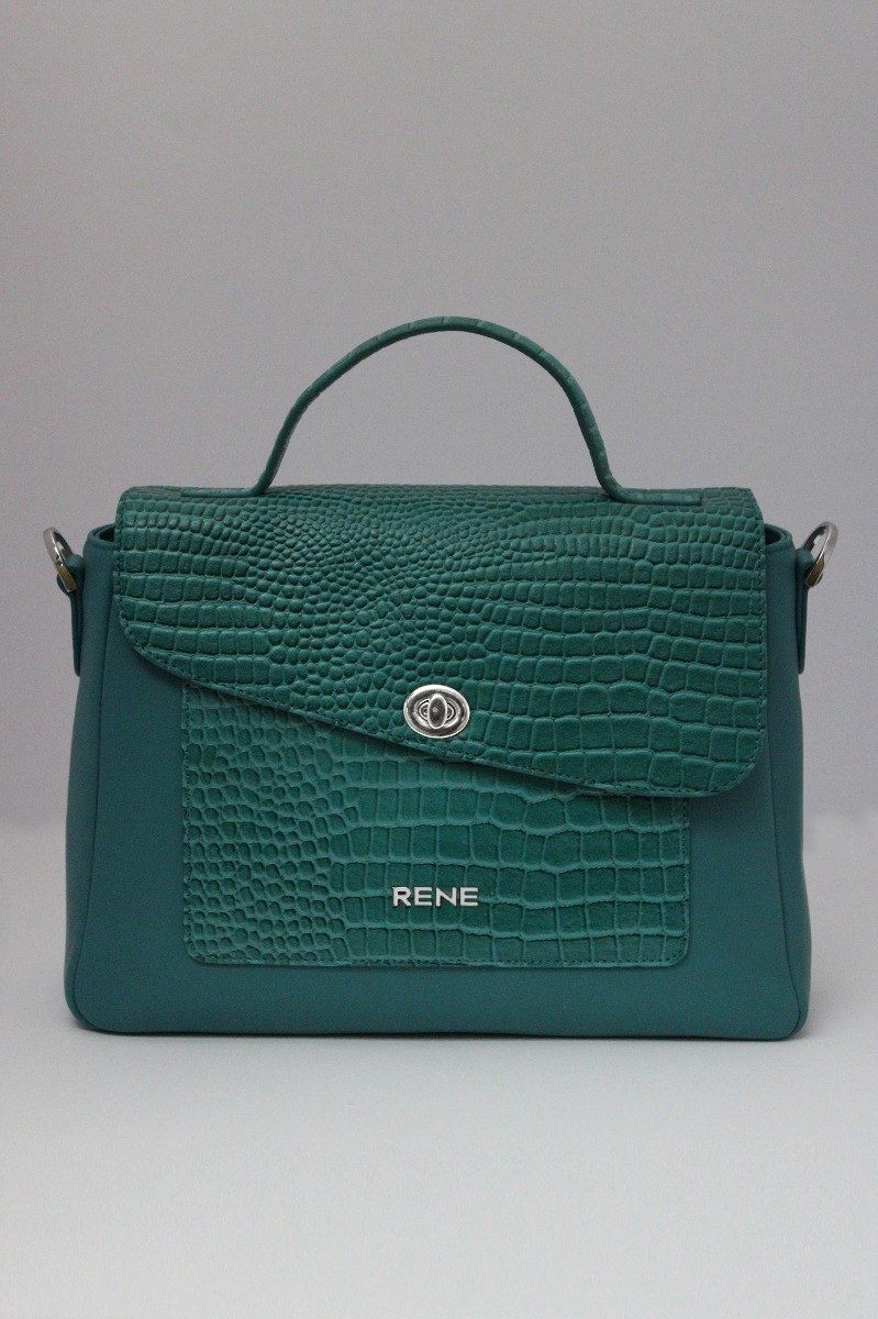 TOCO SHOULDER HAND BAG TEAL