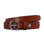 Women Tan Genuine Leather Casual Belt