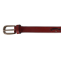 Women Red Genuine Leather Casual Belt