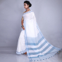 White Cotton Handloom Saree