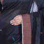 Black Matka Silk Saree